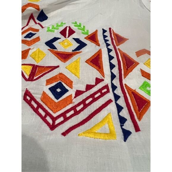 Mudpie NWT tunic blouse top embroidered relax fit size M - Picture 7 of 12